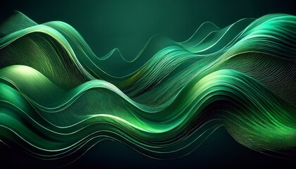 wavy lines on dark backdrop with thin abstract stripes graphic resource background banner