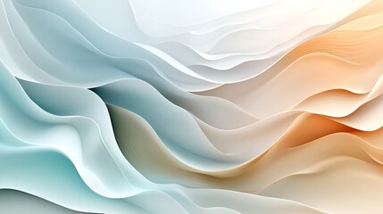 Abstract background with soft pastel colors waves
