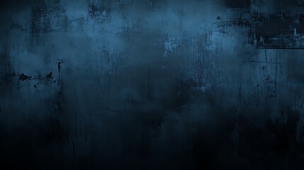 Fototapeta premium Dark blue grunge wall texture