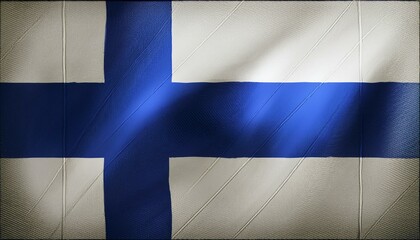 3D Flagge Finnland