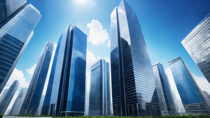 Obraz premium modern office buildings