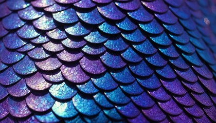 Fish purple color scales pattern S3