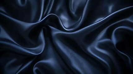 Obraz premium Dark Blue Silk Drape