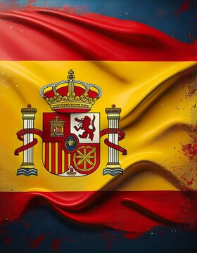 3D Flagge Spanien