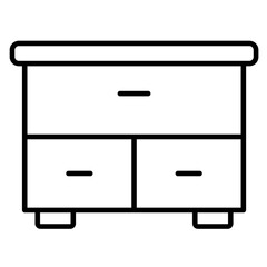 Cabinet Outline Icon