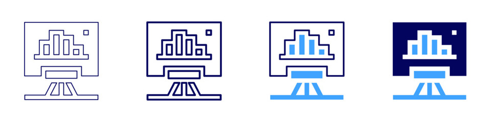 Key takeaways icon in 4 different styles. Thin Line, Line, Bold Line, Duotone. Duotone style. Editable stroke