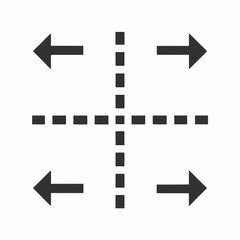 Directional Arrow Icon Set in Minimalist Style