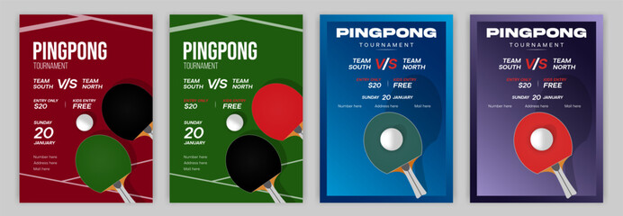 Ping Pong Table Tennis Flyer and Poster Design with Dynamic Layout Bold Typography and Engaging Visuals for a Professional and Eye Catching Look.