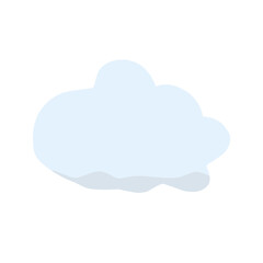 white cloud illustrations Vector