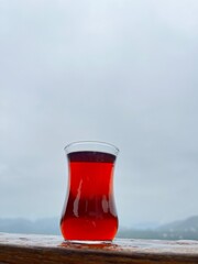glass of red wine