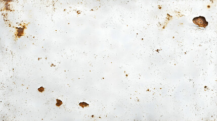 Rusted white metal plate texture