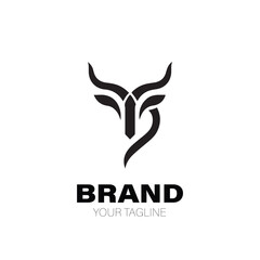 Antelope Logo. Antelope Logo Design. Antelope Logo Brand. Antelope Logo Vector Design Isolated on White Background