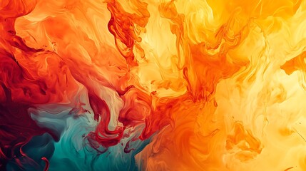 Stunning flowing fire forming bold abstract patterns glowing vibrantly dark background backdrop