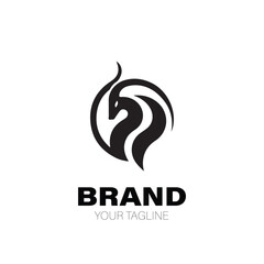 Antelope Logo. Antelope Logo Design. Antelope Logo Brand. Antelope Logo Vector Design Isolated on White Background