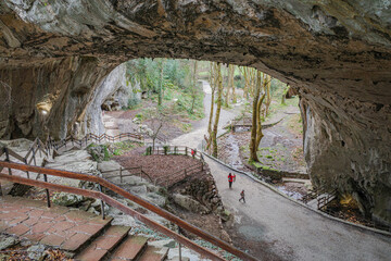 Basque Country, Spain - 25 Jan, 2025: Zugarramurdi Caves in Navarra
