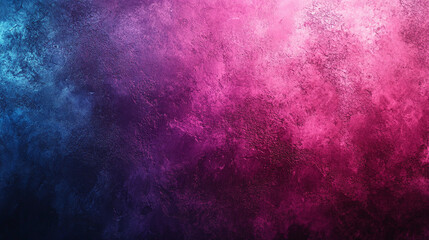 Obraz premium Dark blue purple magenta glowing grainy gradient background. Banner design poster cover with dark grainy gradient noise texture 