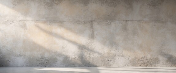 Fototapeta premium Textured neutral background with distressed concrete wall
