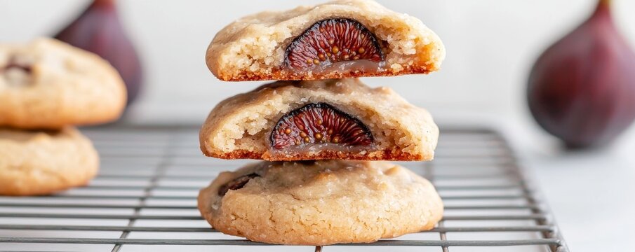 Fig Newton cookies bring together the perfect balance of fruity fig filling and a soft, melt-in-your-mouth crust.