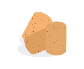 Brazilian isolated peanut candy called paçoca illustration vector.