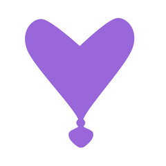 Love shape heart Icons purple Illustration valentine, mom day, feeling