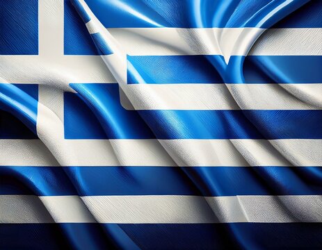 3D Flagge Griechenland