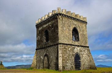 Castle of Castelo Branco in Sao Miguel, Azores