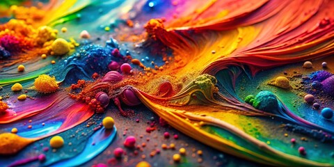 Fototapeta premium Abstract Colorful Layered Background: Vibrant Hues & Textured Design for Modern Projects