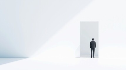 Obraz premium High-Stakes Trials, examining attorneys' strategies in public scrutiny, featuring a minimalist backdrop that highlights clarity and focus, emphasizing the gravity of legal battles.