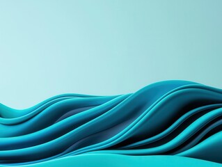 Obraz premium Symmetric abstract wave of fiber optic light, ultramodern and sleek