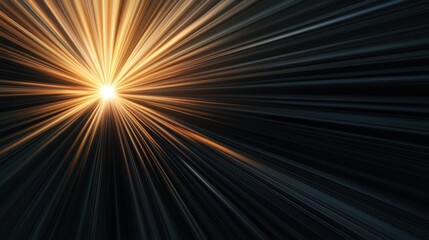 Ultraclean fiber optic strands converging into a single point of light