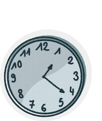 Icône dessin logo horloge montre temps heure