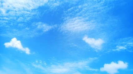 blue sky with clouds