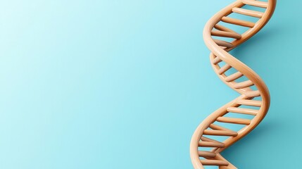 Minimalist genetic therapy visualization with a seamless gradient transition