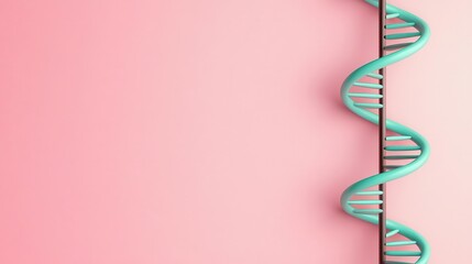 Minimalist genetic therapy visualization with a seamless gradient transition