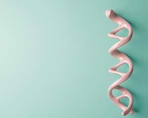 Abstract representation of genetic mutation in a sleek, minimalist form