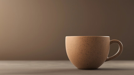 Minimalist Speckled Ceramic Coffee Mug &ndash; Rustic Stoneware Cup, Warm Aesthetic, Neutral Tones, Cozy Drinkware, Modern Kitchen Decor