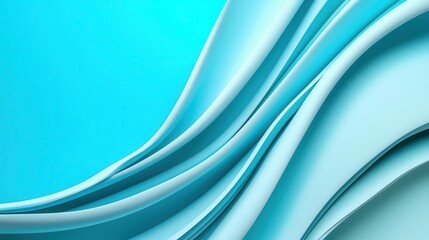 Flowing aerodynamic ribbons forming a futuristic, efficient design