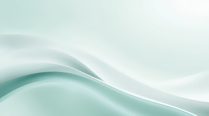 Fototapeta premium Elegant Smooth green Wave Abstract Background Design with Soft Curves and Gentle Flowing Lines for Luxury Branding
