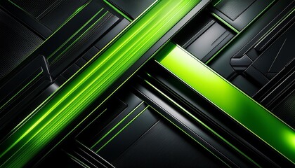 Obraz premium green and red abstract