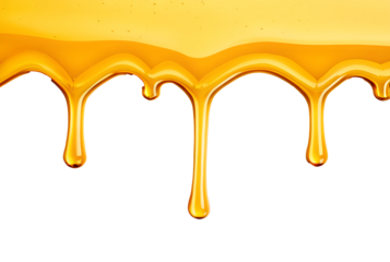 Golden Liquid Stream Isolated on White, Smooth Flowing Liquid, and Abstract Water Design