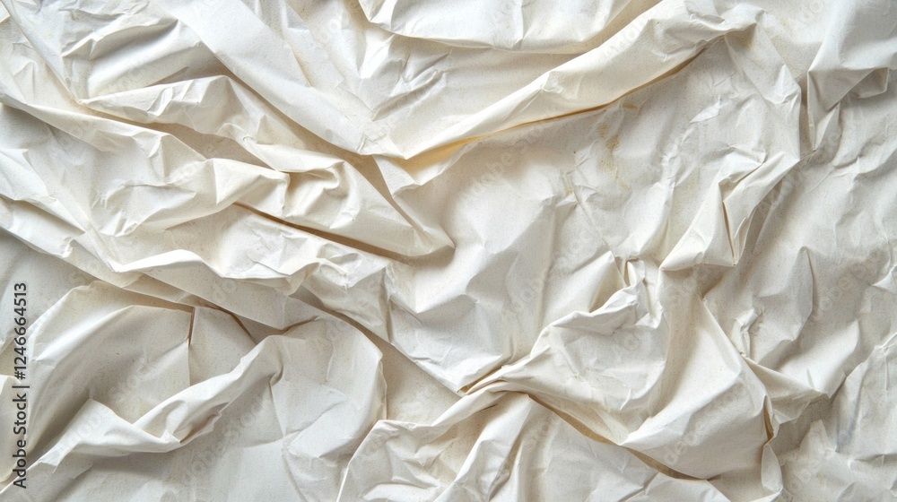 Aufkleber delicate layers of crumpled and creased white paper create an intriguing texture, perfect for variou