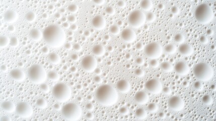 High-Quality White Foam Texture with Soft and Airy Surface