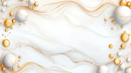 White gold marble texture pattern background with high resolution design for cover book or brochure, poster, wallpaper background or realistic business