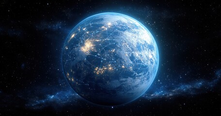 Global Connectivity of Earth in Cyberspace with Futuristic Technology Network and Digital Communication