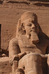 Photo d'une statue en Egypte