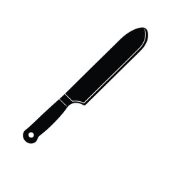 kitchen knife isolated on white