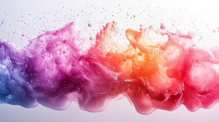 Colorful swirling liquid with vibrant hues in artistic composition