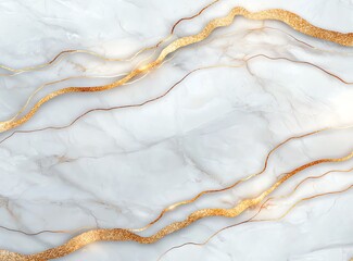 Fototapeta premium White gold marble texture pattern background with high resolution design for cover book or brochure, poster, wallpaper background or realistic business