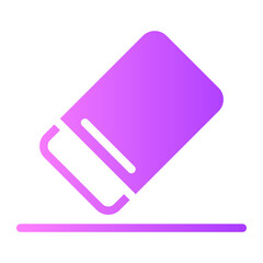 eraser gradient icon
