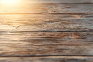 Textured wooden plank floor showcases intricate grain patterns under warm lighting, accentuating rustic beauty and presenting a versatile copy space for creative use